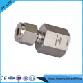 Double ferrule stainless steel compression tube fitting